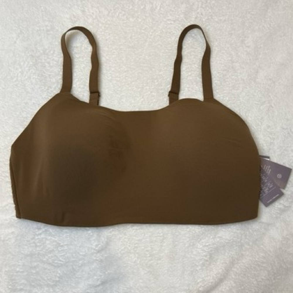Auden Luxury Collection Comfort Bra XXL Brown Tan Wirefree